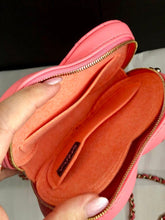 Load image into Gallery viewer, Chanel Pink 22s CC in love lambskin large heart bag