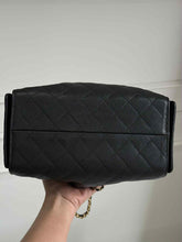 Load image into Gallery viewer, Chanel small 25 black caviar with gold hdw