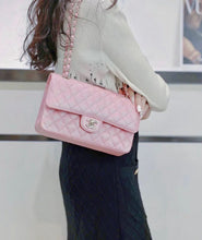 Load image into Gallery viewer, Chanel pearl pink iridescent medium caviar, gold hdw