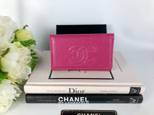 Load image into Gallery viewer, Chanel pink caviar vintage key holder