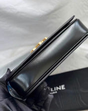 Load image into Gallery viewer, Celine Classique black medium Triomphe, gold hdw