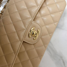 Load image into Gallery viewer, Chanel beige caviar small classic flap gold hdw, 2024