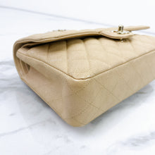 Load image into Gallery viewer, Chanel pearl beige medium caviar, with gold hdw
