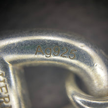 Load image into Gallery viewer, Hermes silver farandole necklace, 120cm