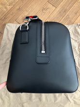 Load image into Gallery viewer, Gucci large black supreme duffle bag, with strap