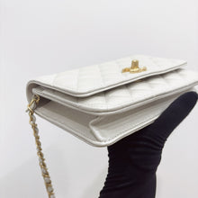 Load image into Gallery viewer, Chanel pearl wallet on chain (WOC) with gold hdw