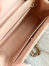 Load image into Gallery viewer, Chanel Light pink calfskin Kelly (larger size) with aged gold hdw