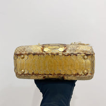Load image into Gallery viewer, Lady Dior rare exotic snakeskin mini, gold hdw.