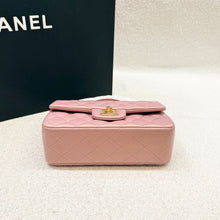 Load image into Gallery viewer, Chanel pink pearl mini top handle lambskin, gold hdw