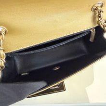 Load image into Gallery viewer, Chanel rare gold crocodile mini, aged gold hdw