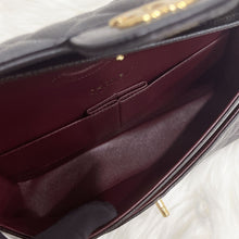 Load image into Gallery viewer, Chanel medium black caviar classic flap, gold hdw 28 series