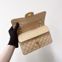 Load image into Gallery viewer, Chanel beige caviar small classic flap gold hdw, 2024