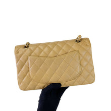 Load image into Gallery viewer, Chanel dark beige vintage medium classic flap, 24k gold hdw