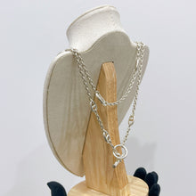 Load image into Gallery viewer, Hermes silver farandole necklace, 120cm