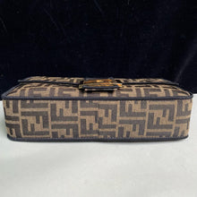 Load image into Gallery viewer, Fendi medium baguette, tobacco brown jacquard