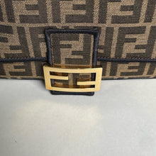Load image into Gallery viewer, Fendi medium baguette, tobacco brown jacquard