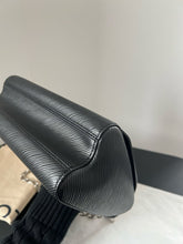Load image into Gallery viewer, Louis Vuitton black twist MM with silver hdw