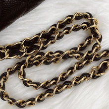 Load image into Gallery viewer, Chanel medium black caviar classic flap, gold hdw 28 series