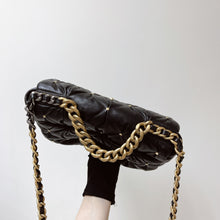 Load image into Gallery viewer, Chanel small lambskin 19, with gold studs, chip