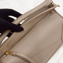 Load image into Gallery viewer, Loewe small puzzle bag, sand with gold hdw