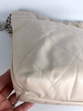 Load image into Gallery viewer, Chanel 22 small calfskin in ecru off white, matte silver hdw