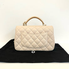 Load image into Gallery viewer, Chanel 23p beige / caramel two tone mini lambskin with gold hardware