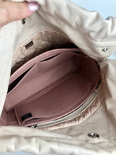 Load image into Gallery viewer, Chanel 22 small calfskin in ecru off white, matte silver hdw