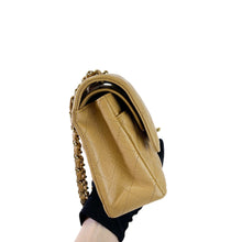 Load image into Gallery viewer, Chanel dark beige vintage medium classic flap, 24k gold hdw