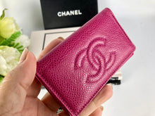 Load image into Gallery viewer, Chanel pink caviar vintage key holder
