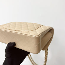 Load image into Gallery viewer, Chanel beige caviar small classic flap gold hdw, 2024