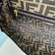 Load image into Gallery viewer, Fendi medium baguette, tobacco brown jacquard