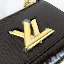 Load image into Gallery viewer, Louis Vuitton black twist pm, gold hdw