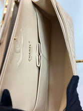 Load image into Gallery viewer, Chanel beige caviar medium classic flap, gold hdw