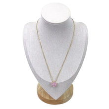 Load image into Gallery viewer, Van Cleef & Arpels (VCA) 2015 limited edition pink porcelain pendant with diamond, rose gold.