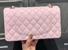Load image into Gallery viewer, Chanel 22s pink medium caviar with light gold hardware