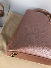 Load image into Gallery viewer, Louis Vuitton pink pearl capucines BB in taurillon leather