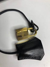 Load image into Gallery viewer, Hermes Vintage black box Kelly 28, gold hdw.