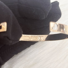 Load image into Gallery viewer, Hermes CDC 18K rose gold bangle with diamonds, SH