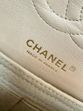 Load image into Gallery viewer, Chanel beige caviar medium classic flap, gold hdw