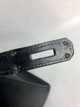 Load image into Gallery viewer, Hermes Vintage black box Kelly 28, gold hdw.