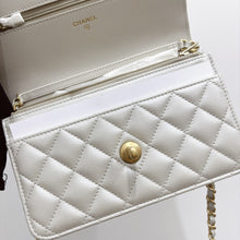 Load image into Gallery viewer, Chanel pearl wallet on chain (WOC) with gold hdw
