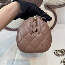 Load image into Gallery viewer, Chanel bowling bag 25p brown caviar, microchip
