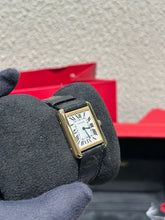 Load image into Gallery viewer, Cartier 18K gold tank watch W5200002