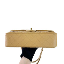 Load image into Gallery viewer, Chanel dark beige vintage medium classic flap, 24k gold hdw