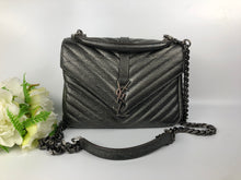 Load image into Gallery viewer, YSL gunmetal college medium with ruthenium hdw