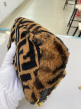 Load image into Gallery viewer, Fendi mini shearling baguette