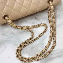 Load image into Gallery viewer, Chanel beige caviar small classic flap gold hdw, 2024