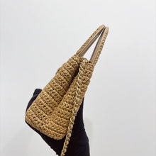 Load image into Gallery viewer, Chanel 26C Raffia Large Kelly, with gold hdw