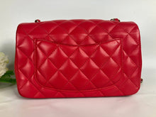Load image into Gallery viewer, Chanel red / pink mini lambskin, gold hdw