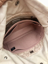 Load image into Gallery viewer, Chanel 22 small calfskin in ecru off white, matte silver hdw